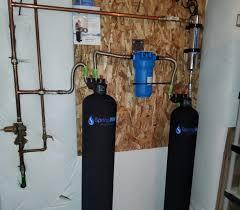 Water filtration system installation